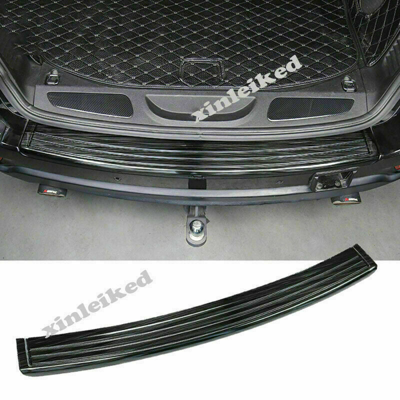black Rear Bumper Protector Guard Scuff Plate Pedal For Grand Cherokee 2011-2020