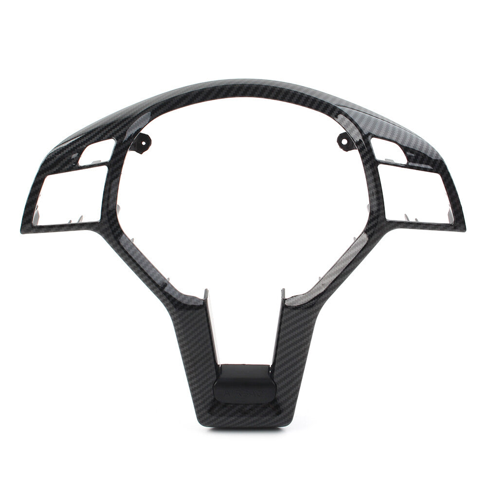 Carbon Fiber Steering Wheel Trim Fit for Mercedes Benz CLA/ SLK/ E/ C/GLA-CLASS C117