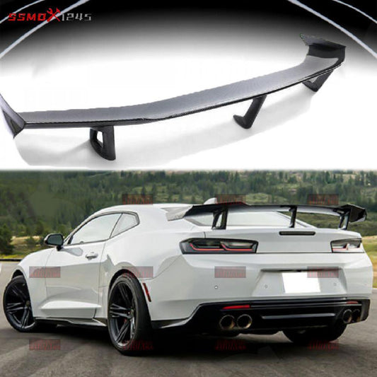 CARBON STYLE FOR 2016-2022 for CHEVY CAMARO ZL1 1LE STYLE REAR TRUNK SPOILER WING