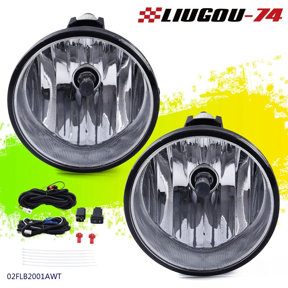 Fits 05-11 for Toyota Tacoma crash protection fog lights, driving lights + bulb kit, US stock.