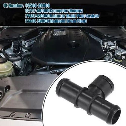 92500-AR000 Heater Hose Connector Suit for Nissan 350Z for Infiniti Item of 1