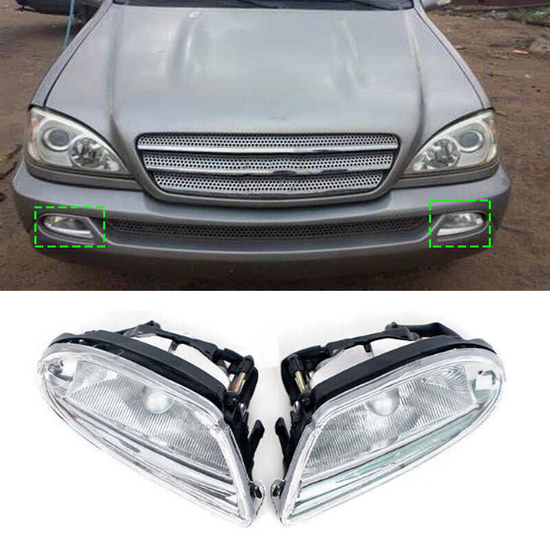 Pair for Mercedes-Benz W163 ML350 ML500 ML430 Front Fog Light Lamp Left Right