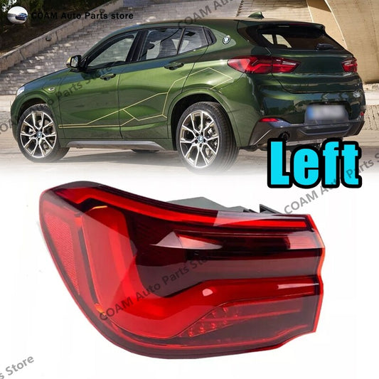 Suitable for BMW X2 F39 2020 - 2023 LED rear taillights, brake lights, and turn signals on the left side.