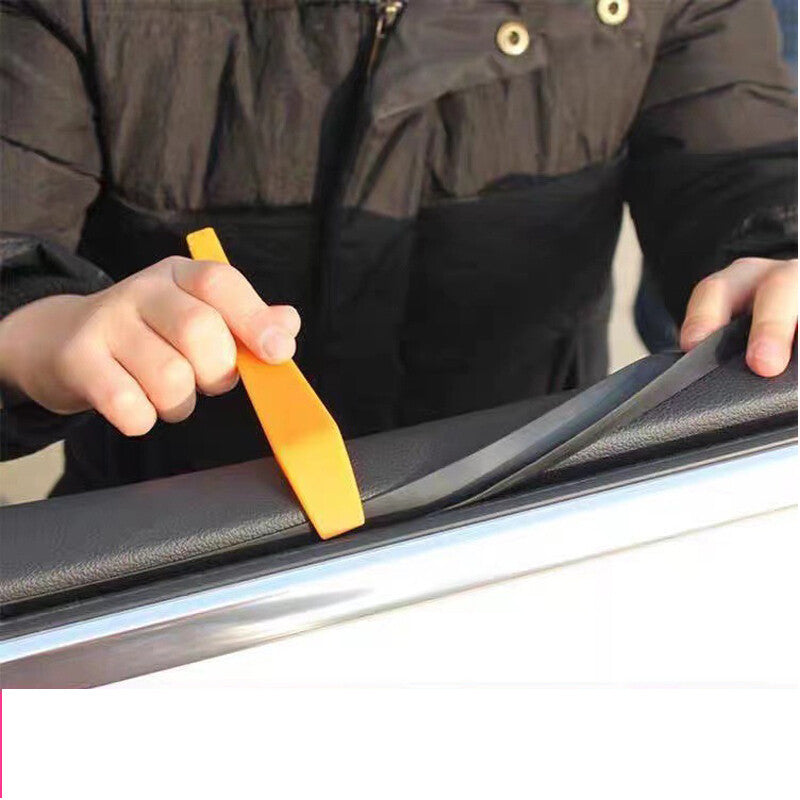 2-meter Weatherstrip V-shaped decorative edge molding sealant for car doors and windows - Rubber