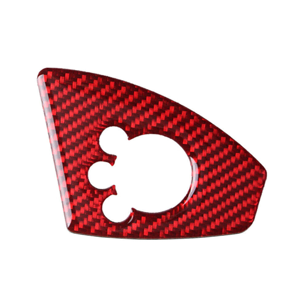 Carbon Fiber Interior Door Lock Button Cover Trim for Audi TT TTRS 2008-14 2009