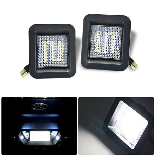 Rear LED Number License Plate Lights White Lamp for Ford F-150 Raptor 2015-UP