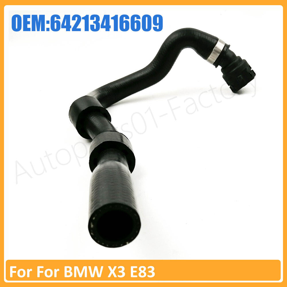 64213416609Water Valve Connection Pipe for BMW X3 E83 LCI Engine Inlet Tube Hose
