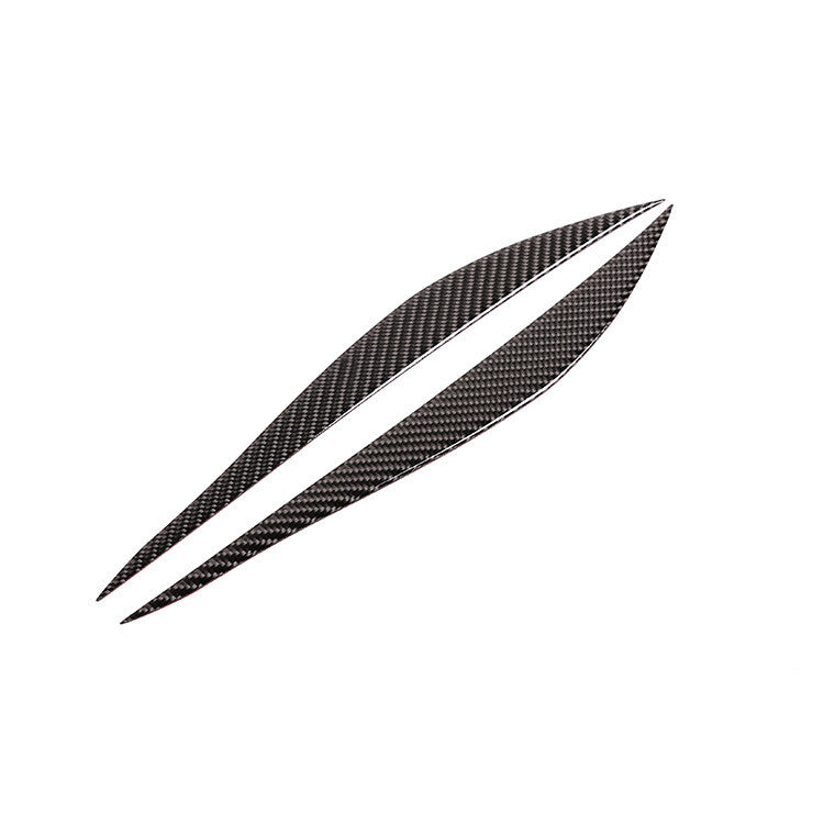 Carbon fiber headlight eyebrow cover trim suitable for BMW 3 Series F30 F34 2013-18