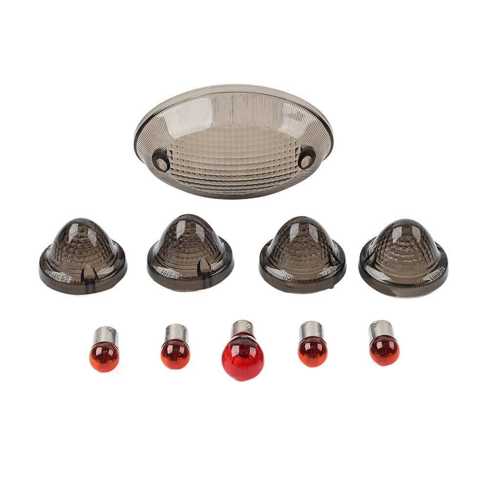 Turn Signals Cover Tail Light Lens For T100 Scrambler Speedmaster Roadster