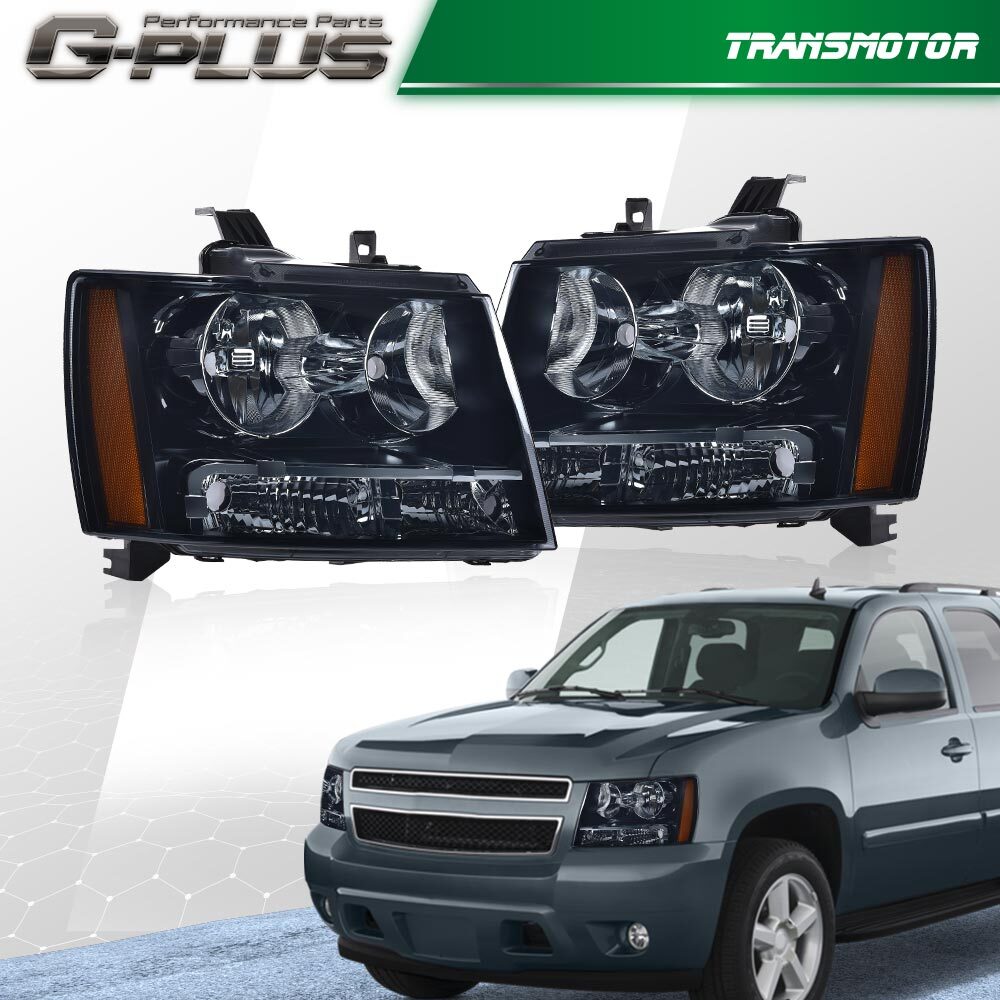 Replacement headlights suitable for 2007-2014 for Chevrolet Avalanche Suburban Tahoe