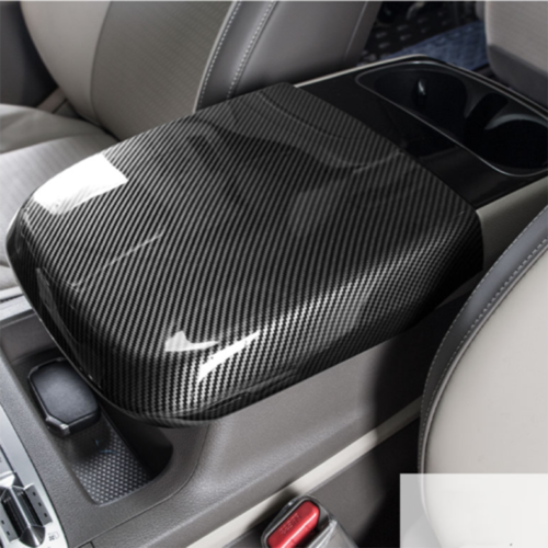 for Kia Carnival 2022-2023 Carbon Center Console Armrest Storage Box Panel Cover