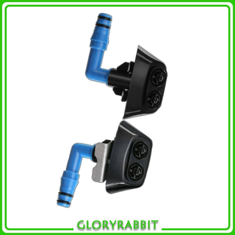 Set of 2 Headlight Washer Jet Nozzles for Saab 9-3 2004-2011 Right Left Side