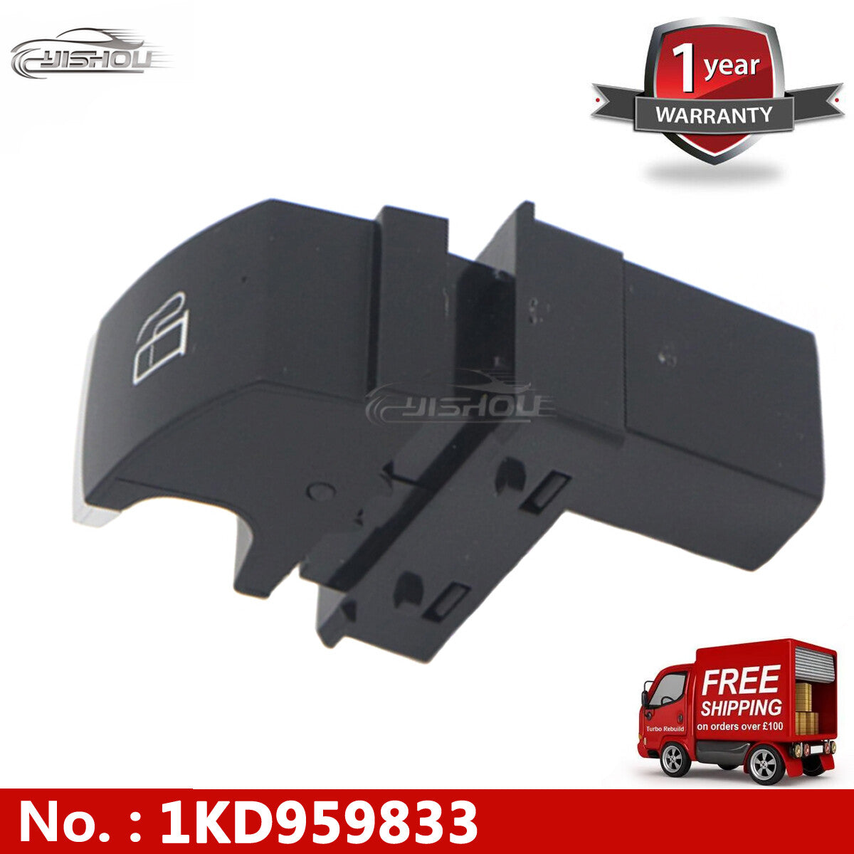 Suitable for Volkswagen for Golf and for Jetta MK5, Rabbit 1KD959833 fuel tank gas valve release switch button.