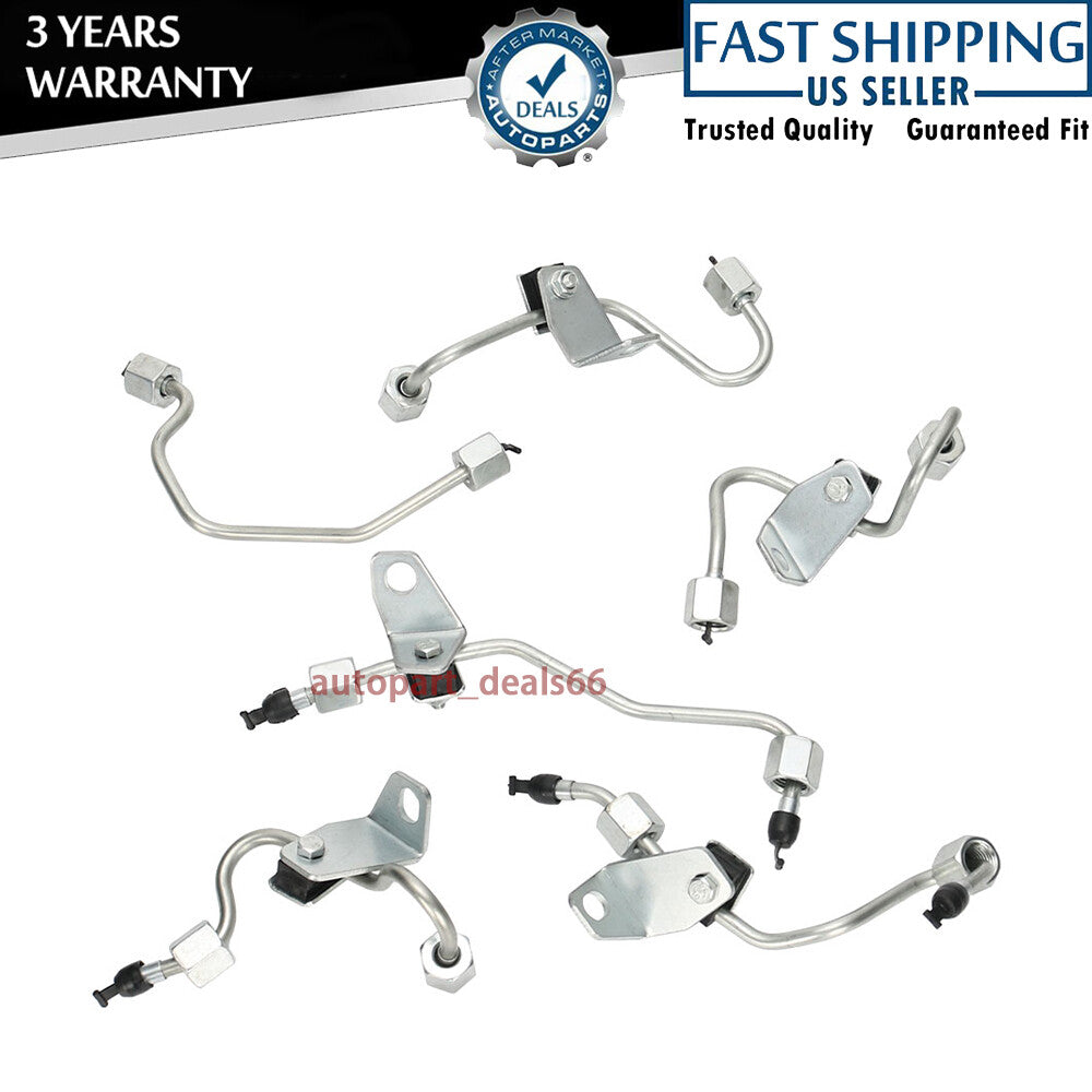 6-piece fuel injection line for Dodge for Ram 5.9L Diesel 4-cylinder 2003-2009
