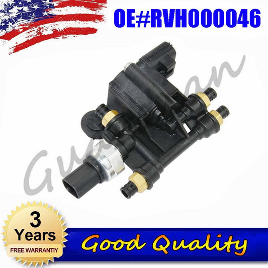 Air suspension valve block RVH000046 is suitable for Land Rover LR3 2005-2009 and LR4 2010-2016.