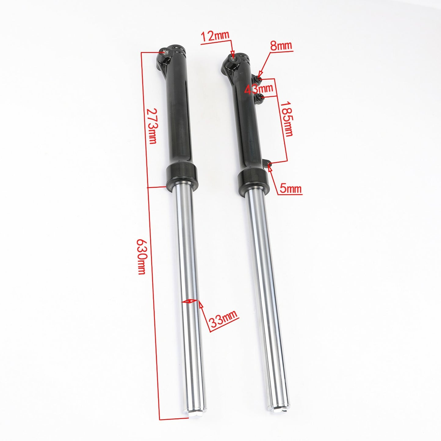 630mm Front Fork Shock Triple Tree Brake Thumpstar 70 110cc 125cc Pit Dirt Bike