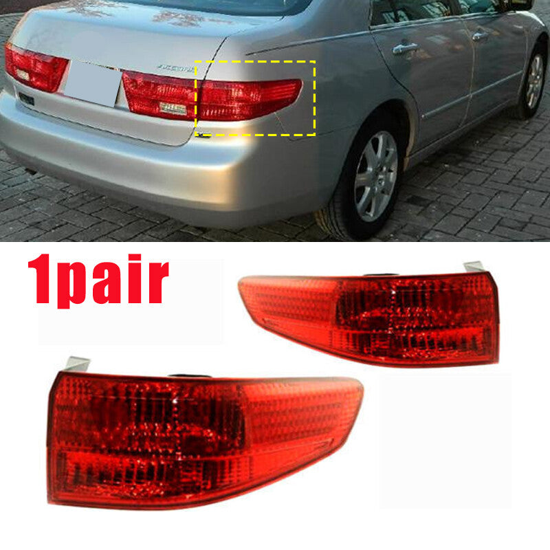 Suitable for 2003, 2004, and 2005 Accord Sedan - Pair of taillights/outer quarter-mount