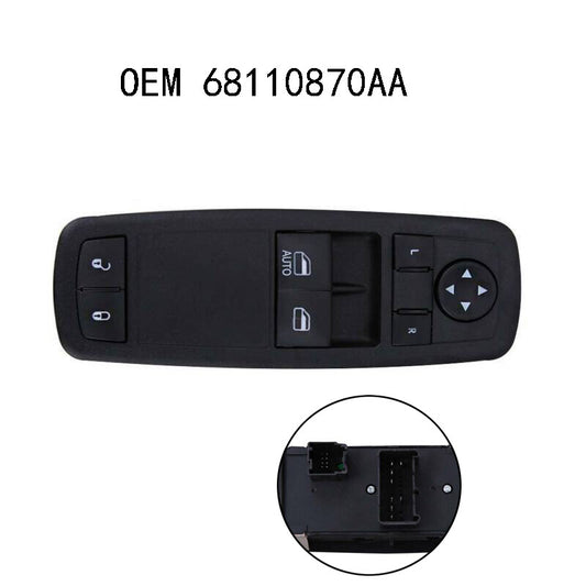 for Dodge Grand Caravan for Ram C/V V6 Master Power Window Control Switch Front Left