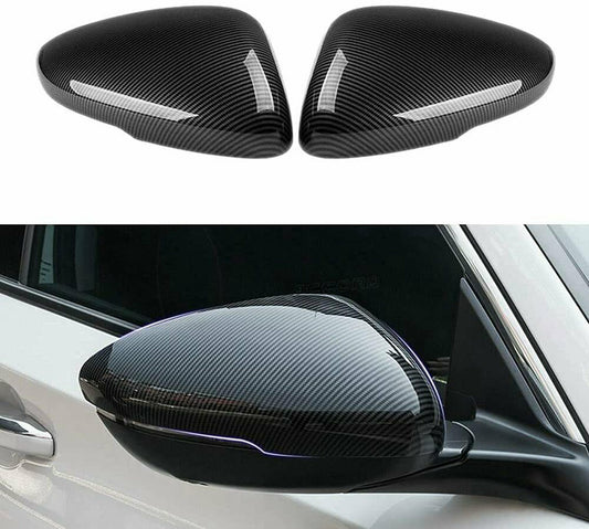 2X fit for Honda Accord 18-21 Carbon Fiber Style Rear View Side Mirror Cover Trim AT