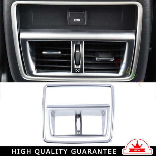 Rear Air Outlet Vent Frame Trim Inner Fit for Nissan Murano 2015-21 Silver Matte