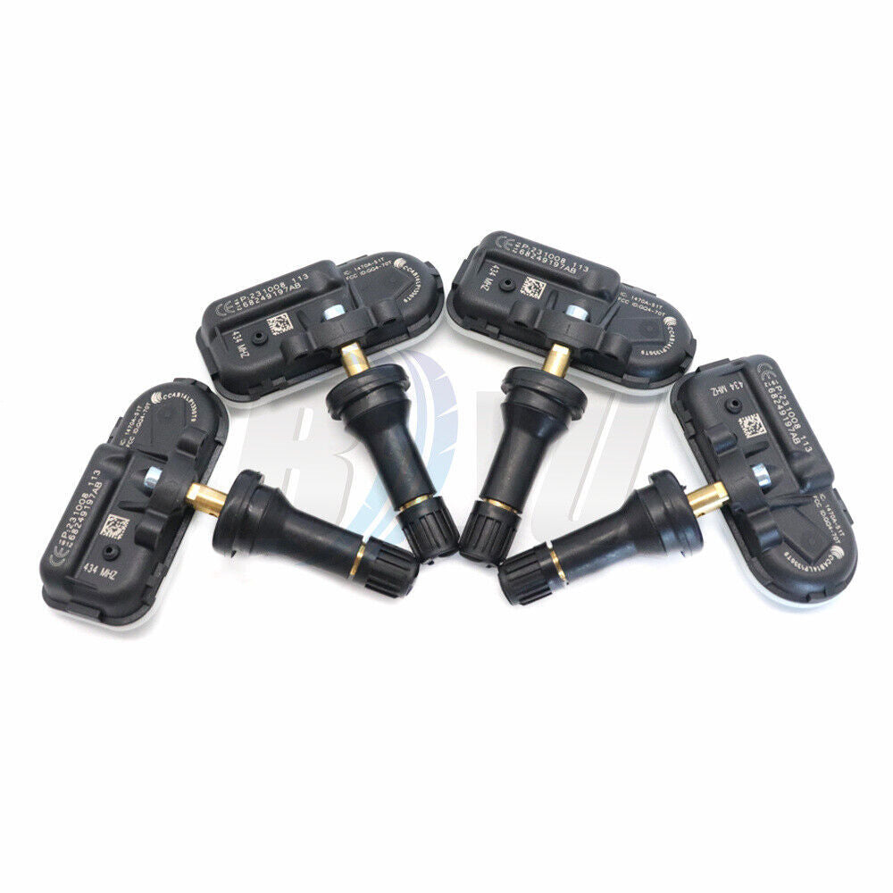 4x 68249197AA TPMS TIRE PRESSURE SENSOR for Jeep Cherokee for Dodge for RAM 1500 New US