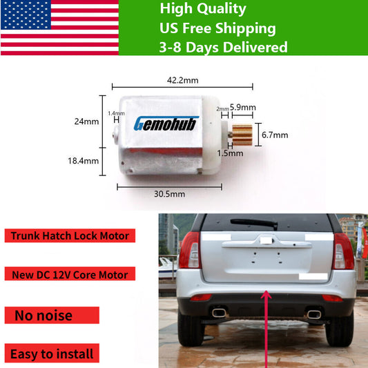 Rear Trunk Lock Latch Motor FC280SC-20130 for 2017-2020 for Chevrolet Bolt EV