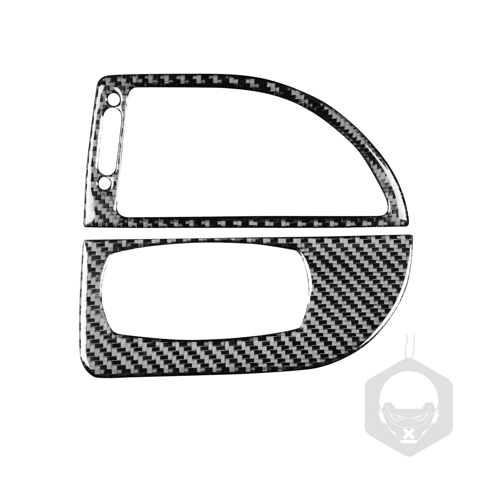 Carbon Fiber Headlight Switch & Air Vent Cover Trim for BMW 6Series M6 2004-2010