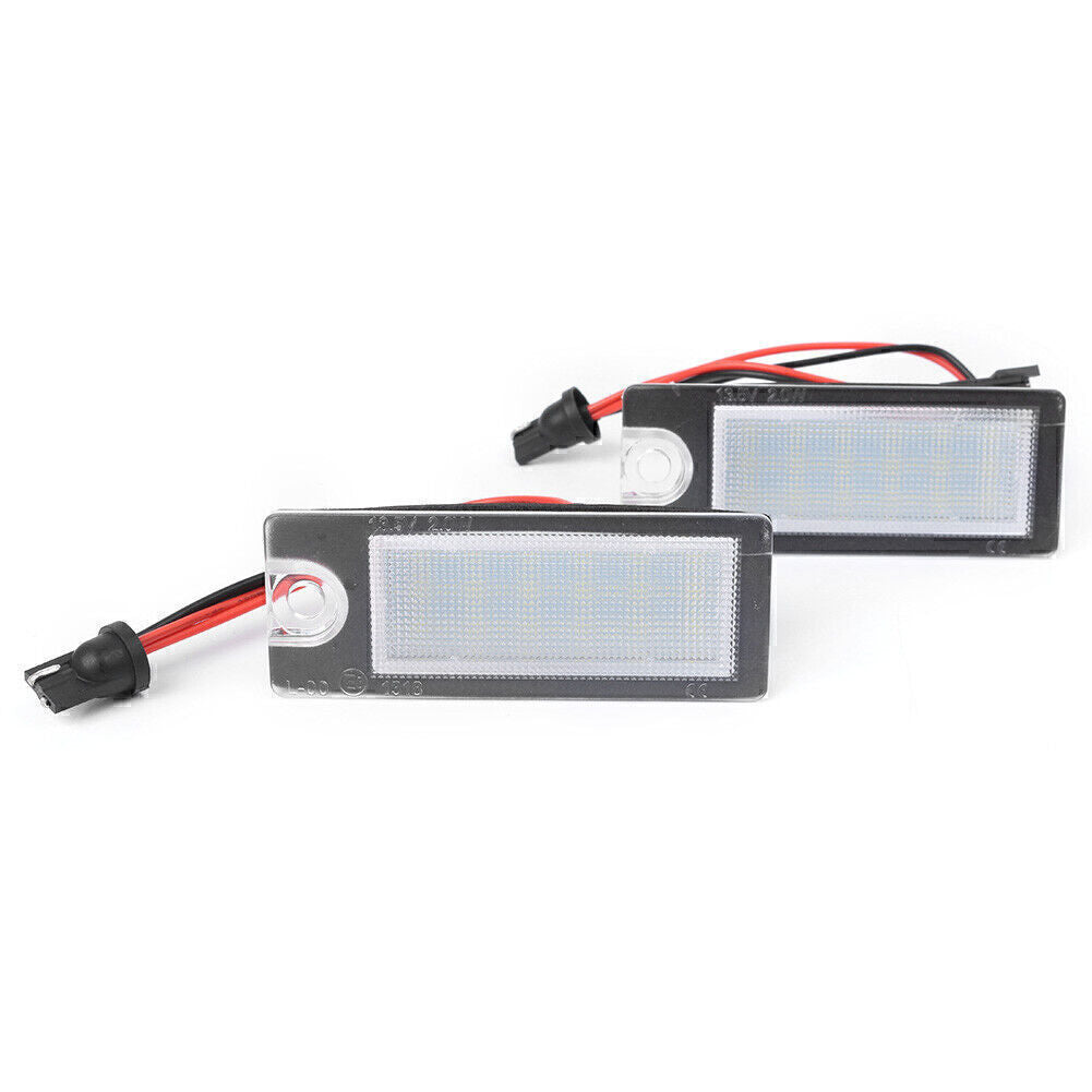 1 Pair LED License Plate Number Lights Car Lamp for Volvo V70 XC70 S60 S80 XC90