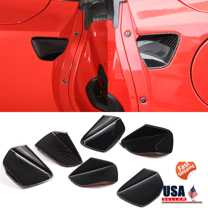 Exterior door handle bowl-shaped molded cover decoration suitable for 2014-2019 for Corvette C7