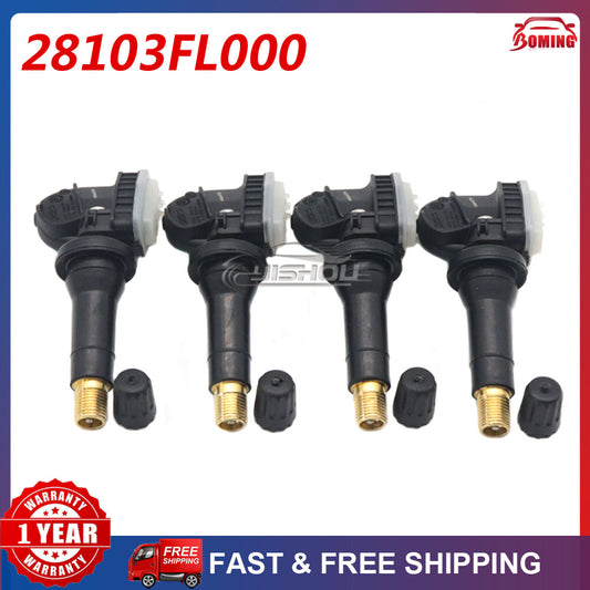 Set of (4) NEW TPMS Tire Pressure Sensor for Subaru Impreza Crosstrek 28103FL000
