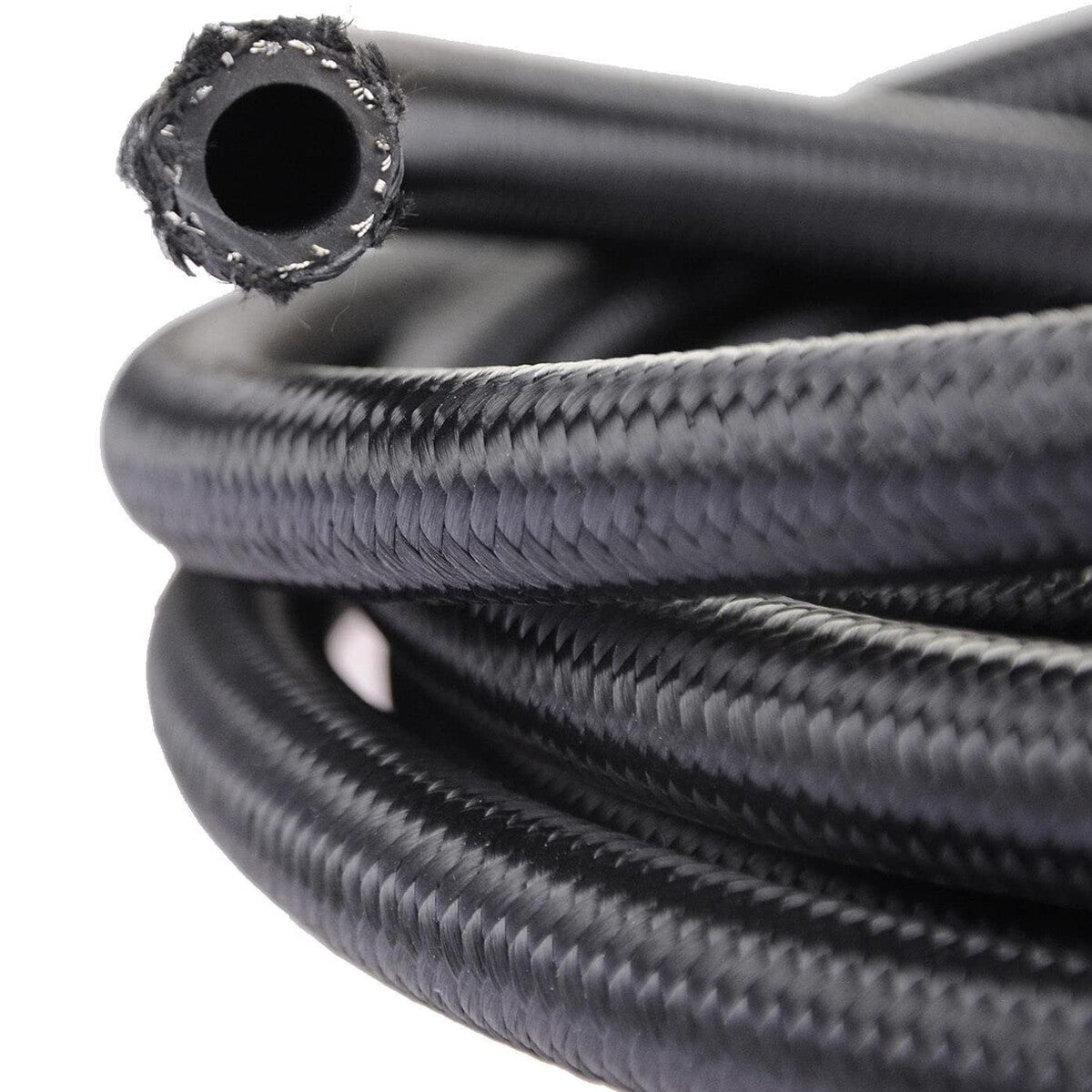 33ft AN-10 10AN Fittings Stainless Steel Nylon Braided Fuel Oil Hose Line Kit
