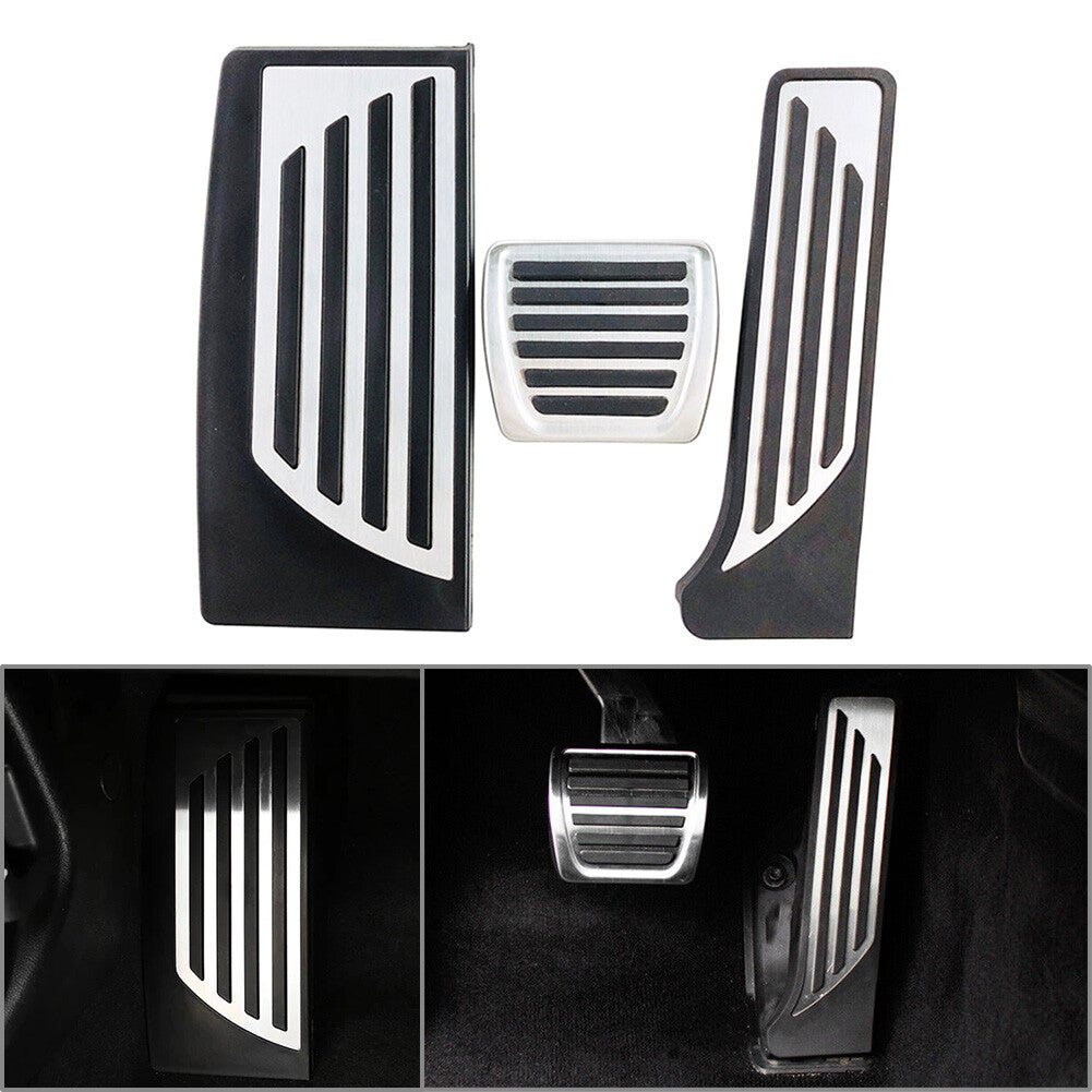 LHD Stainless Steel Car Foot Rest Brake Gas Pedals Cover for Alfa Romeo Giulia