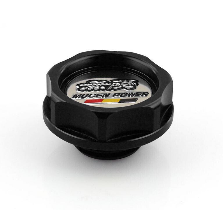 Black engine oil filler cap for Mugen engines, suitable for Honda for Acura .