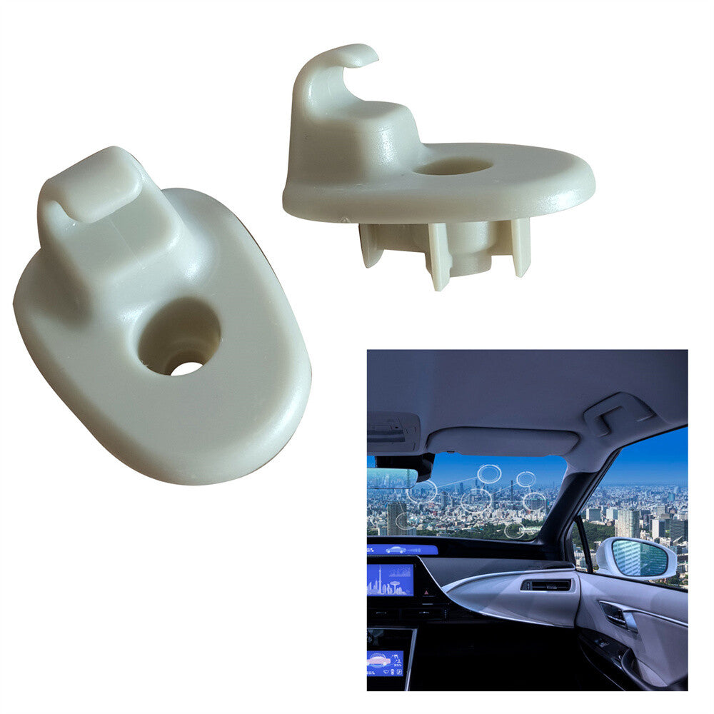 2x Sun Visor Clips Retainer 1AR26BD1AA 1AR26DW1AA for Jeep Liberty  for Dodge Nitro