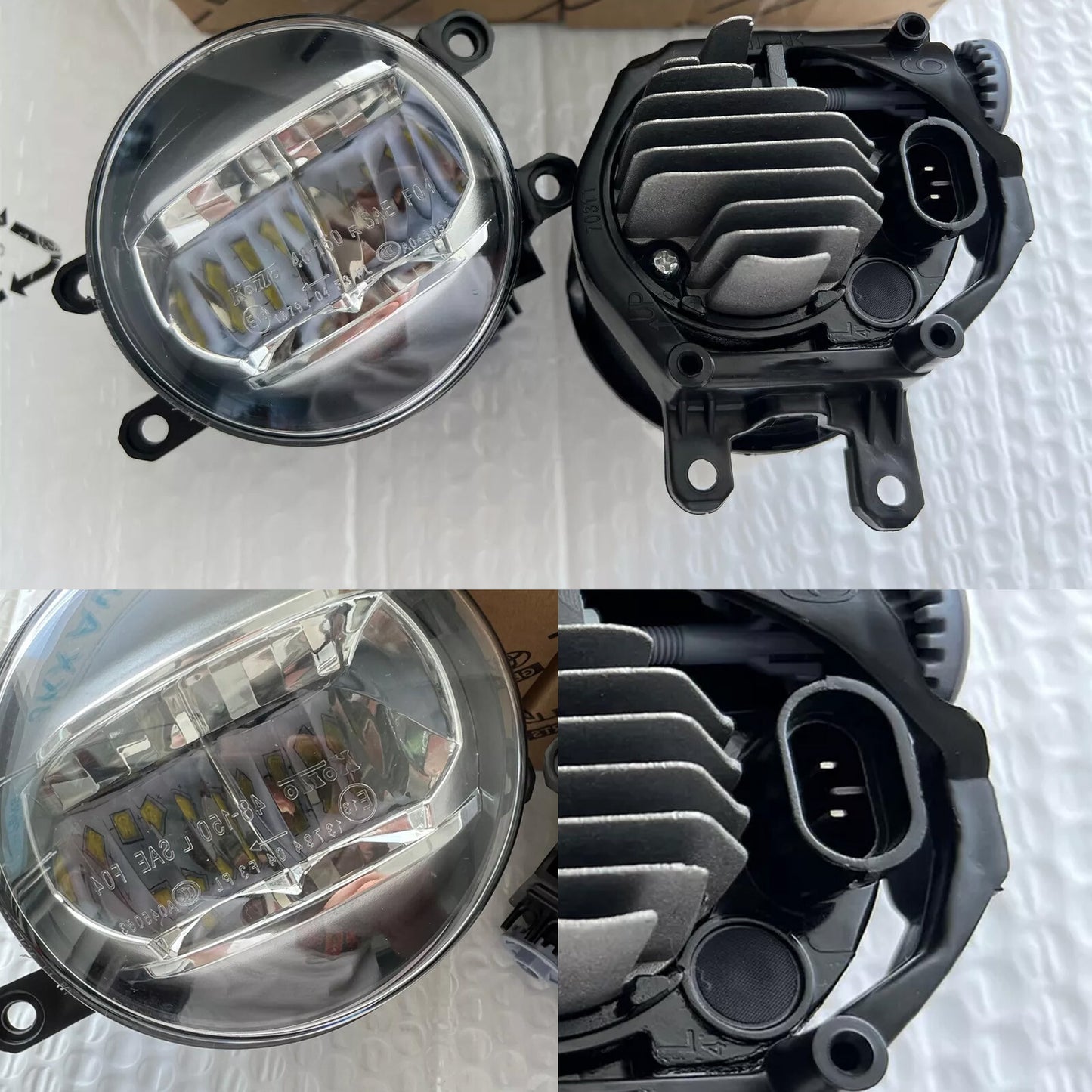 2PCS LH RH Pair LED Fog Lights Replacement Bumper Lamps for Toyota for Lexus for Scion