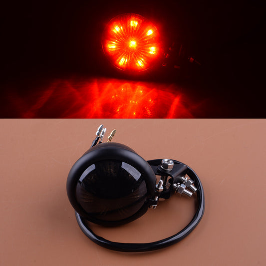 Motorcycle LED Tail Light Rear Running Brake Lamp Fit For Cafe Racer Chopper New