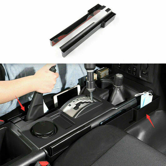 for Toyota FJ Cruiser 2007-2017 Black Console Storage Box Container Cover Trim