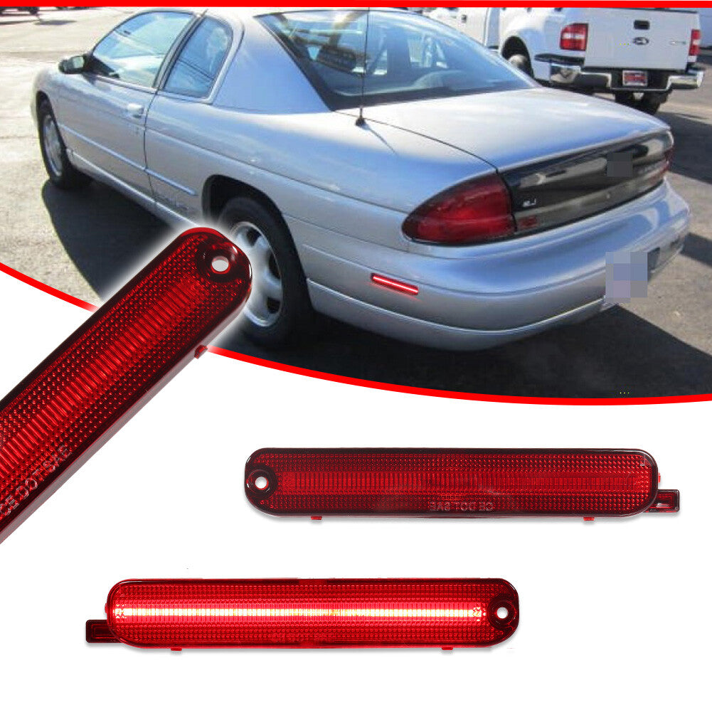 2-pack with red LED rear markers for 95-01 for Chevrolet Lumina and 95-99 Monte Carlo