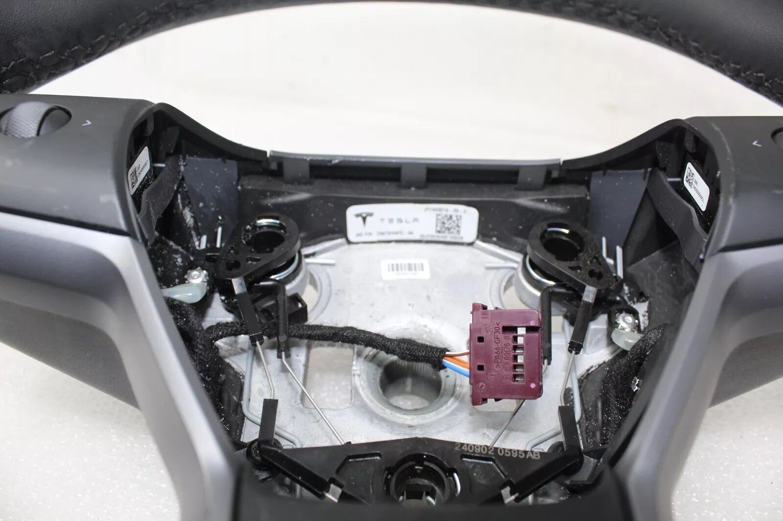 1490214-00-B Heated Leather Steering Wheel for Tesla Model 3 Y