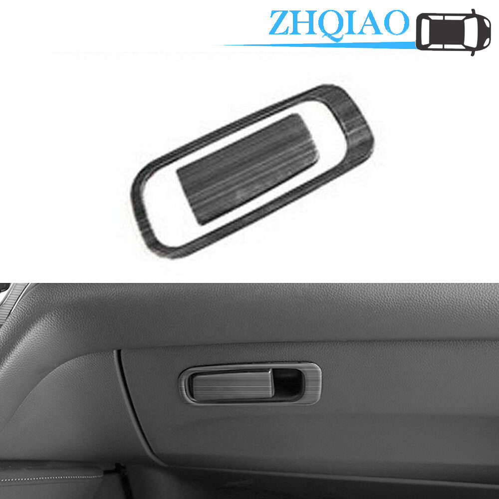 2PCS Black titanium Storage Box Handle Cover Trim Fits for Honda Accord 2018 2019