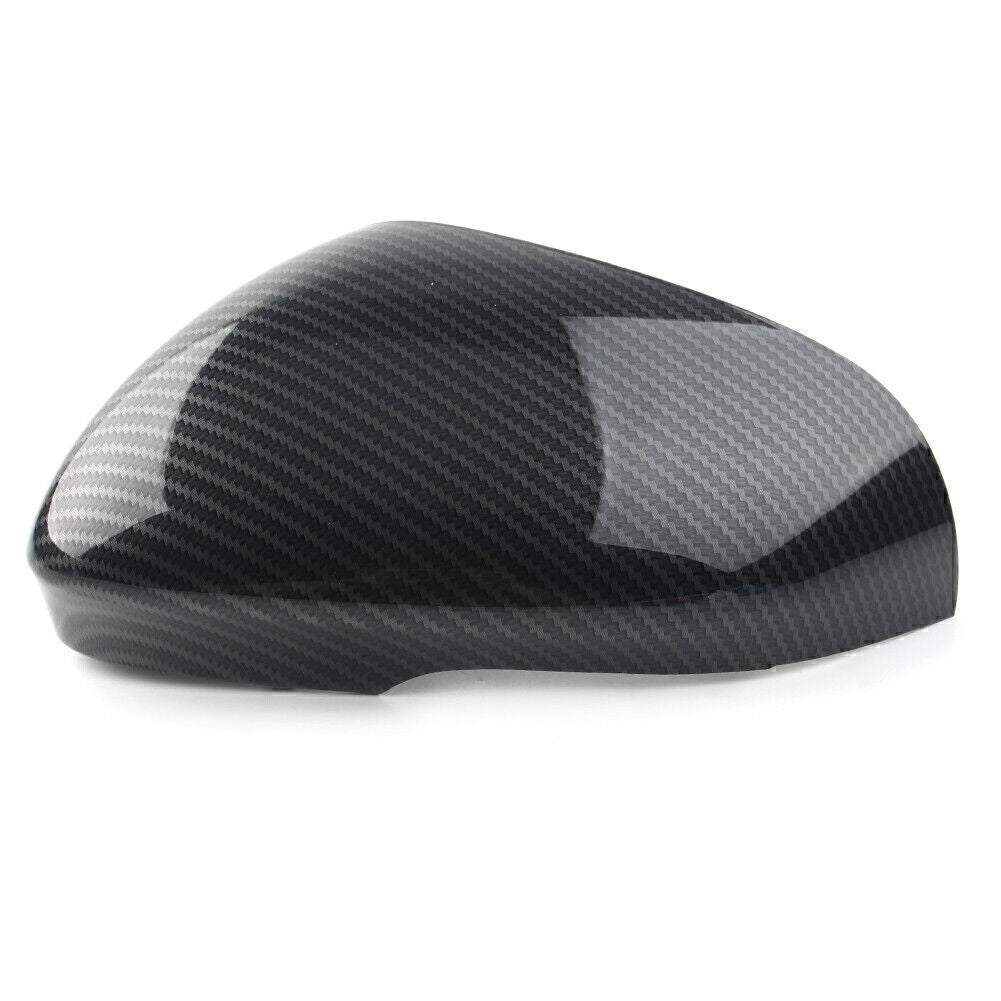 1Pcs Carbon Fiber Rear Side View Mirror Cover Cap for Jaguar XF XFR XFR-S XJ
