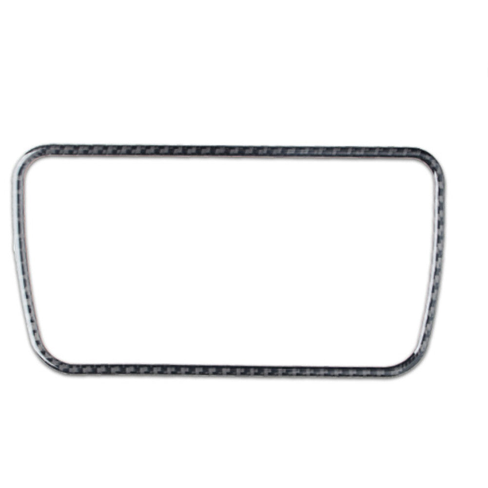 Carbon Fiber Watetcup Holder Panel Frame Cover Trim for BMW F10 5 Series 2011-17