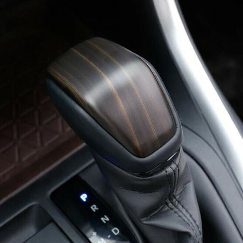 Peach Wood Grain Inner Gear Shift Knob Cover Trim for Toyota Highlander 2021-22