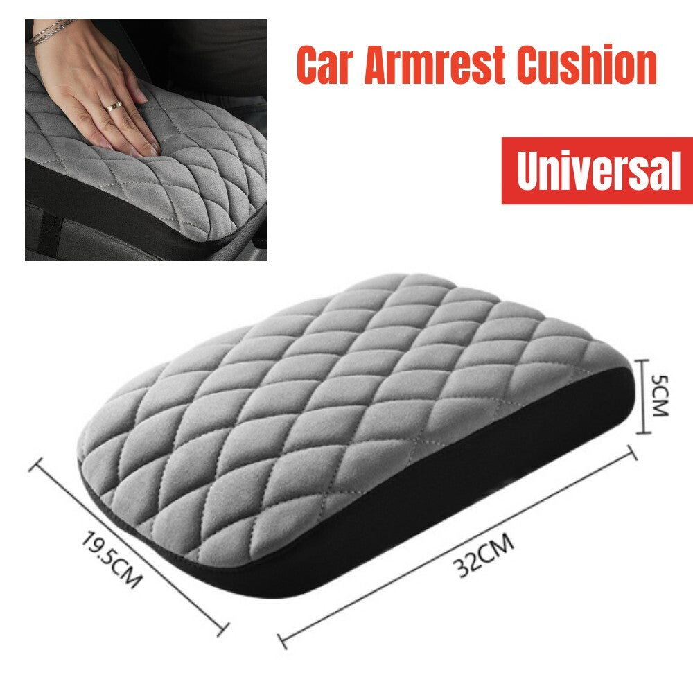 1-Piece Car Armrest Cushion Cover, Center Console Memory Foam Box Pad Protective Kit