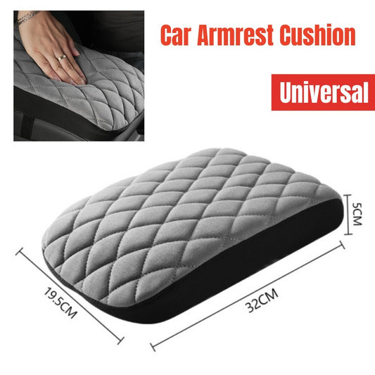 1-Piece Car Armrest Cushion Cover, Center Console Memory Foam Box Pad Protective Kit