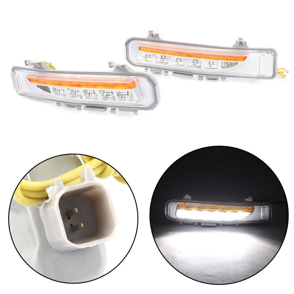 2x LED Daytime Running Light Fit for Ford Edge SUV Fog Lamp DRL 2011-2014