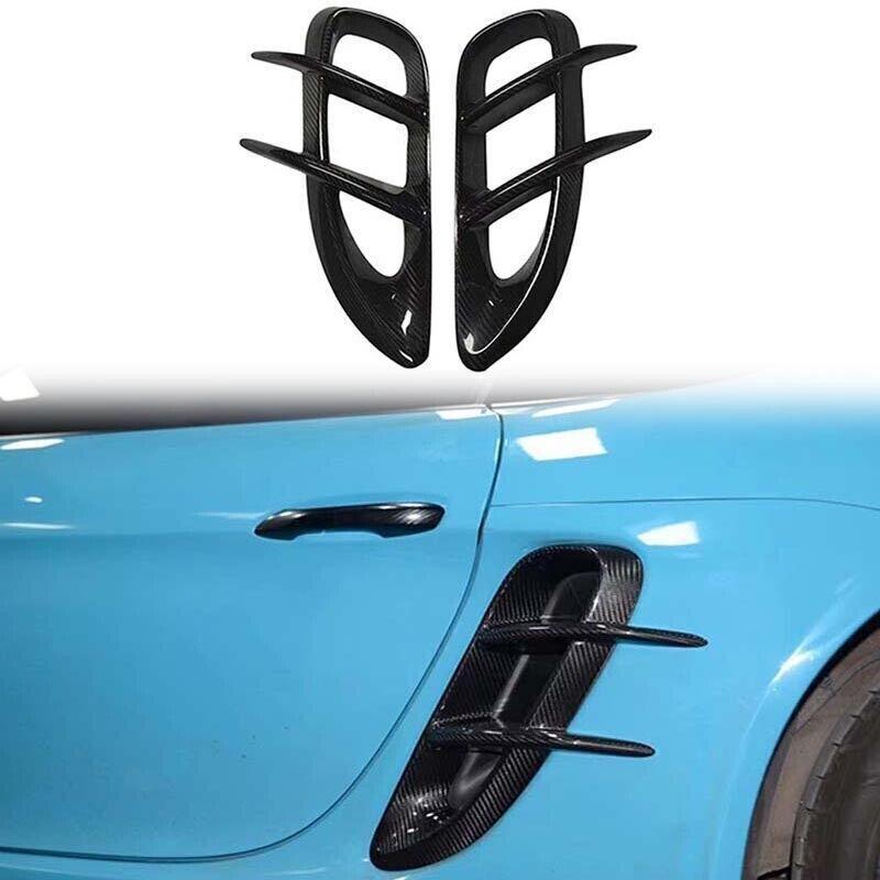 Carbon fiber side vents for Porsche 718 Cayman 982 TAKD