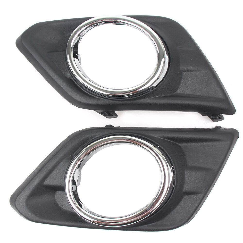 Fog Light Lamp Bezel Cover Trim Fit for Nissan Rogue X-trail 2014-2016 Auto Car Pair