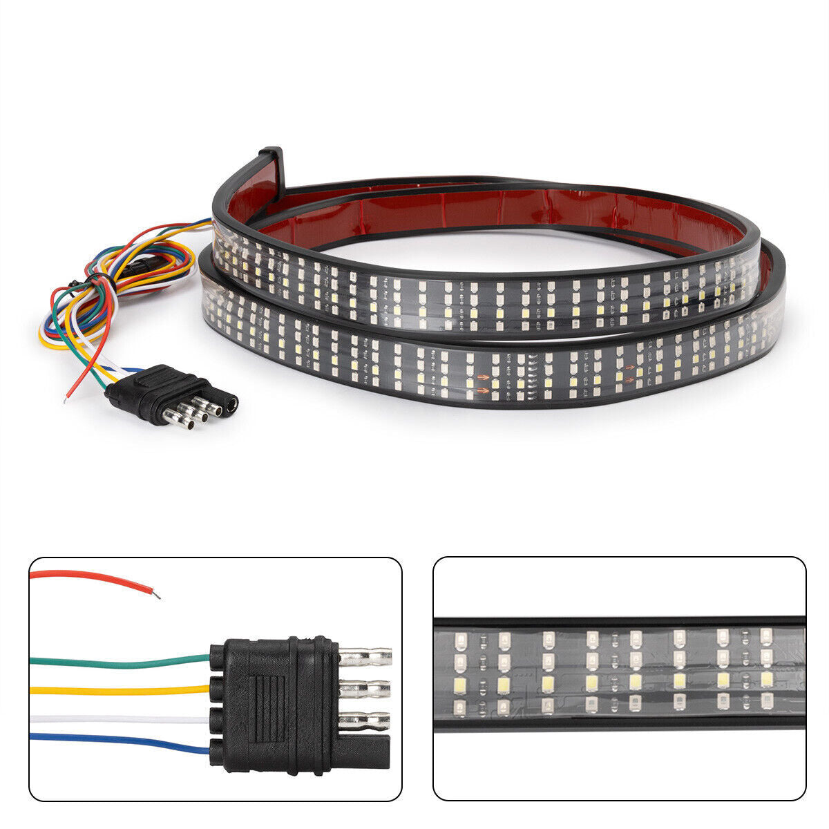 New Rows Truck Strip Tailgate Light Bar Reverse Brake Tail Signal Lamp Pickup