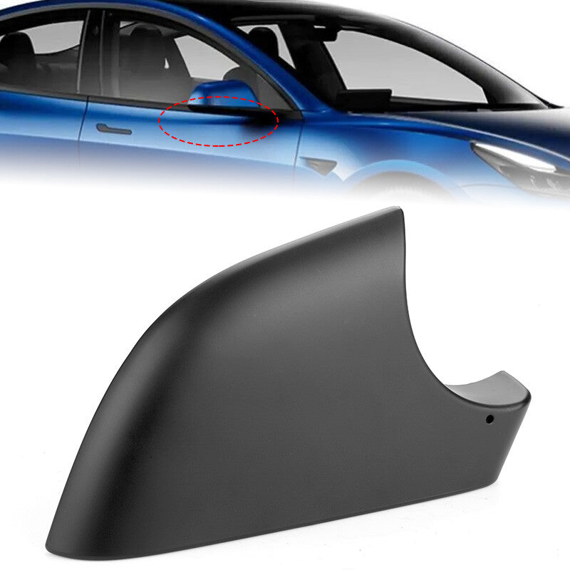 Black Right Side Rearview Mirror Cover Lower Holder For 2017-2022 for Tesla Model 3